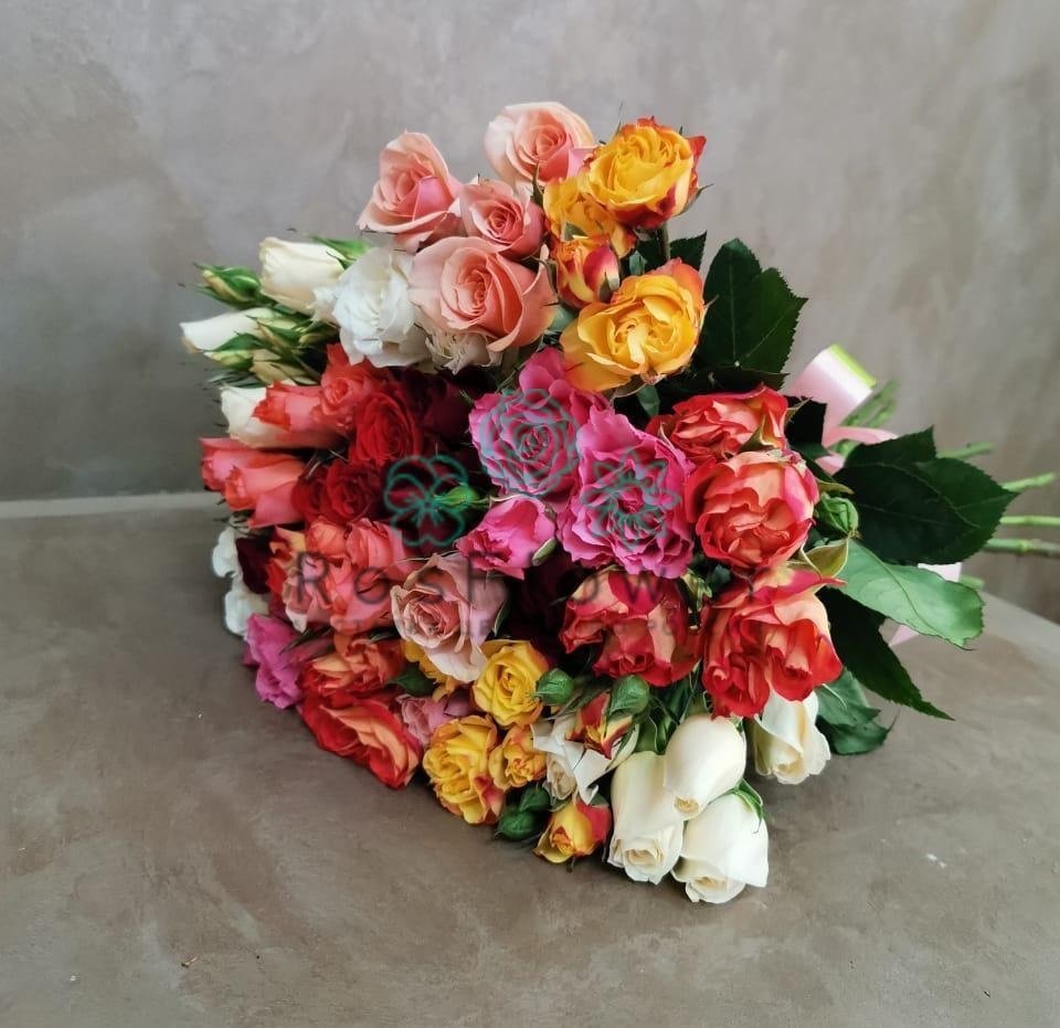 Букет цветов из: Розы в Кривандино