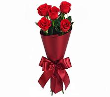 Букет 5 Красных роз Эдлесс Лав в Кривандино