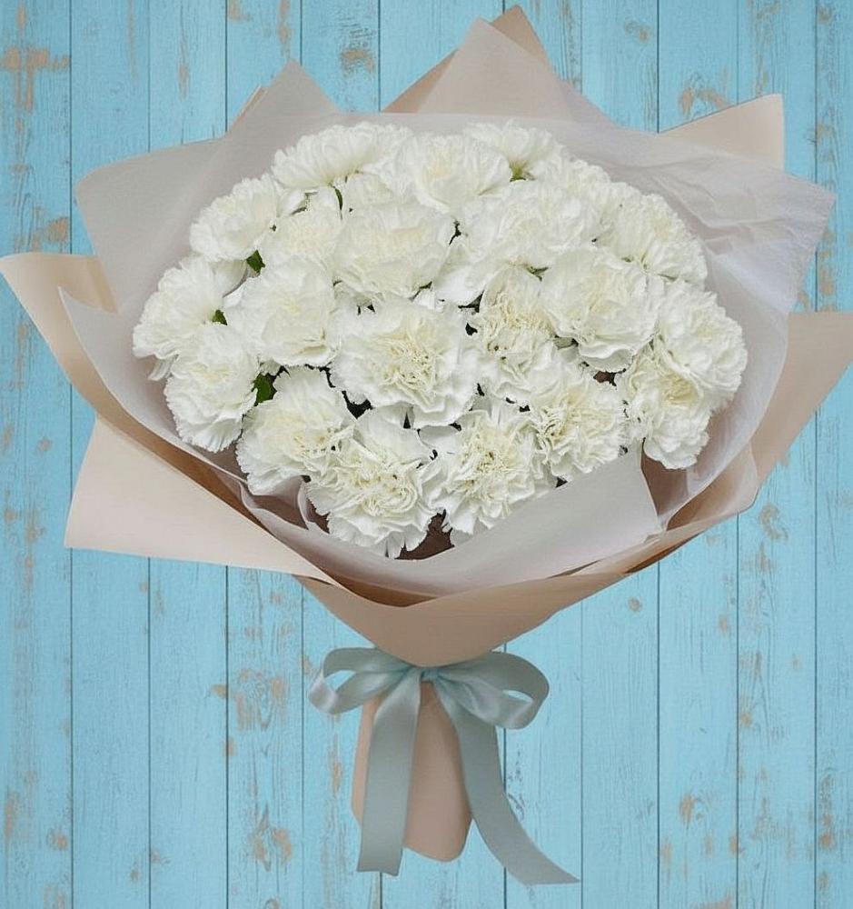 Букет цветов из: Гвоздики в Кривандино