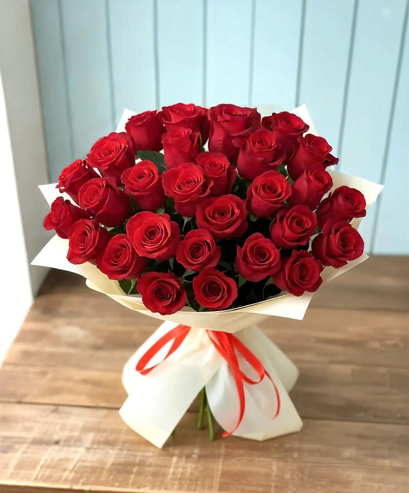 Букет 29 Красных роз в Кривандино