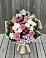 Букет цветов из: Альстромерии, Гвоздики, Розы и Хризантемы в Кривандино