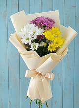 Букет цветов из:  Хризантемы в Кривандино