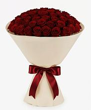 Букет 101 Бордовая роза Блэк Бакарра в Кривандино