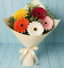 Букет цветов из:  Герберы в Кривандино