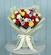 Букет цветов из:  Розы в Кривандино