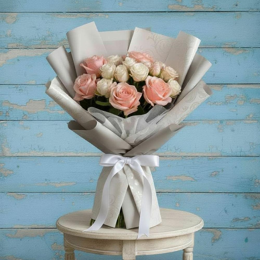 Букет цветов из: Розы в Кривандино