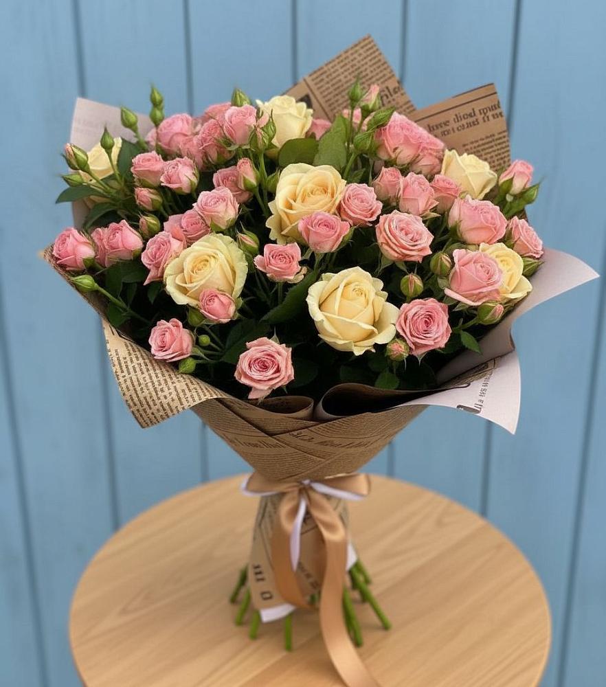 Букет цветов из: Розы в Кривандино