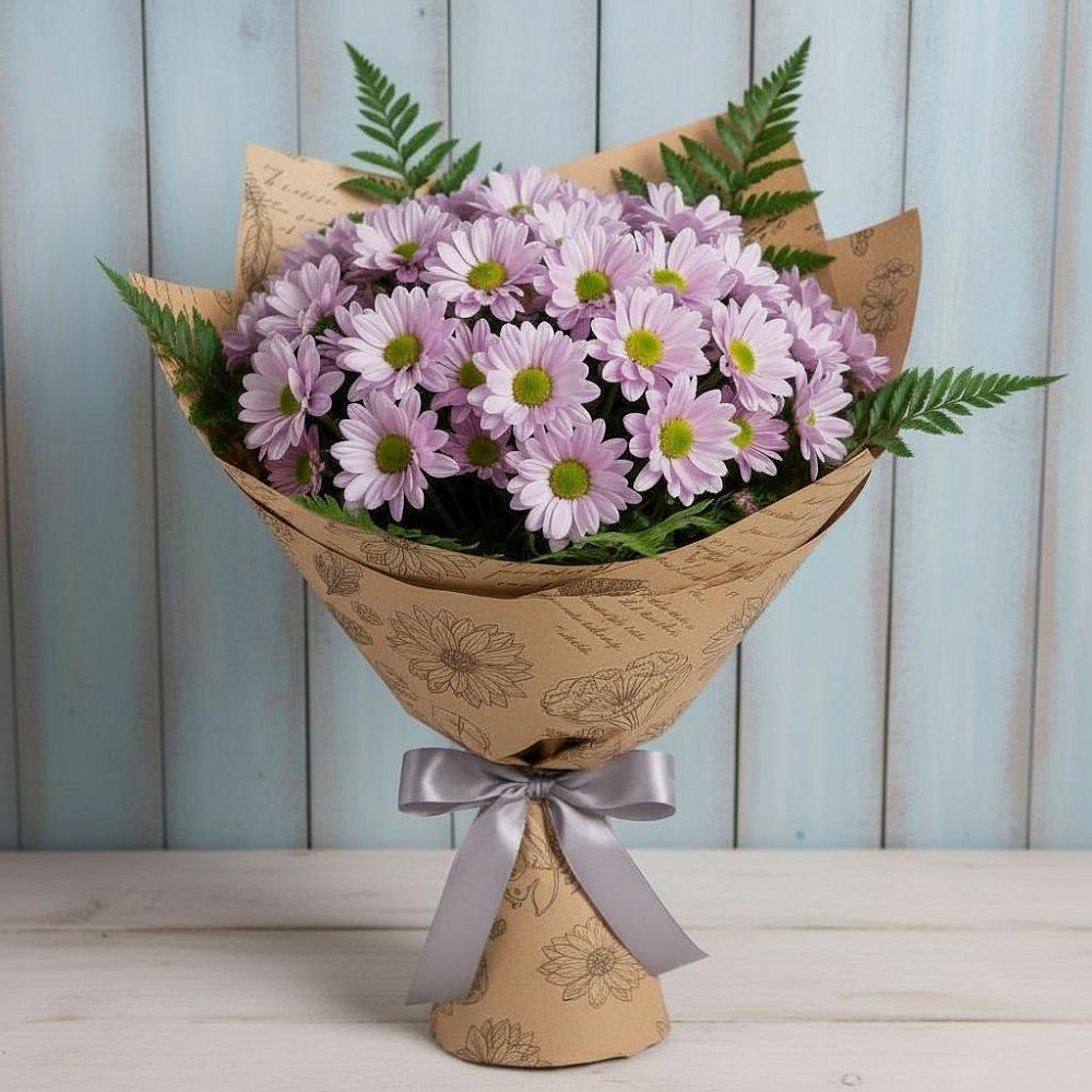 Букет цветов из: Хризантемы в Кривандино