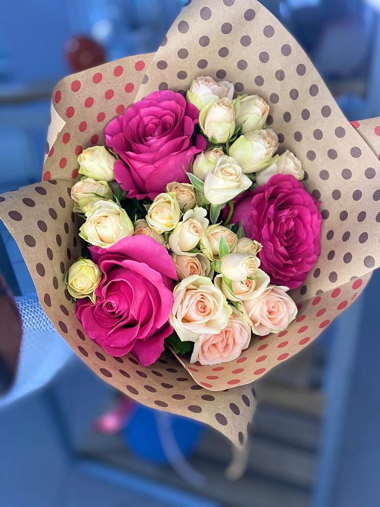 Букет цветов из: Розы в Кривандино