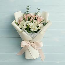 Букет цветов из:  Альстромерии #REPLACE_PRED# Кривандино