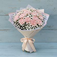 Букет цветов из:  Гвоздики в Кривандино