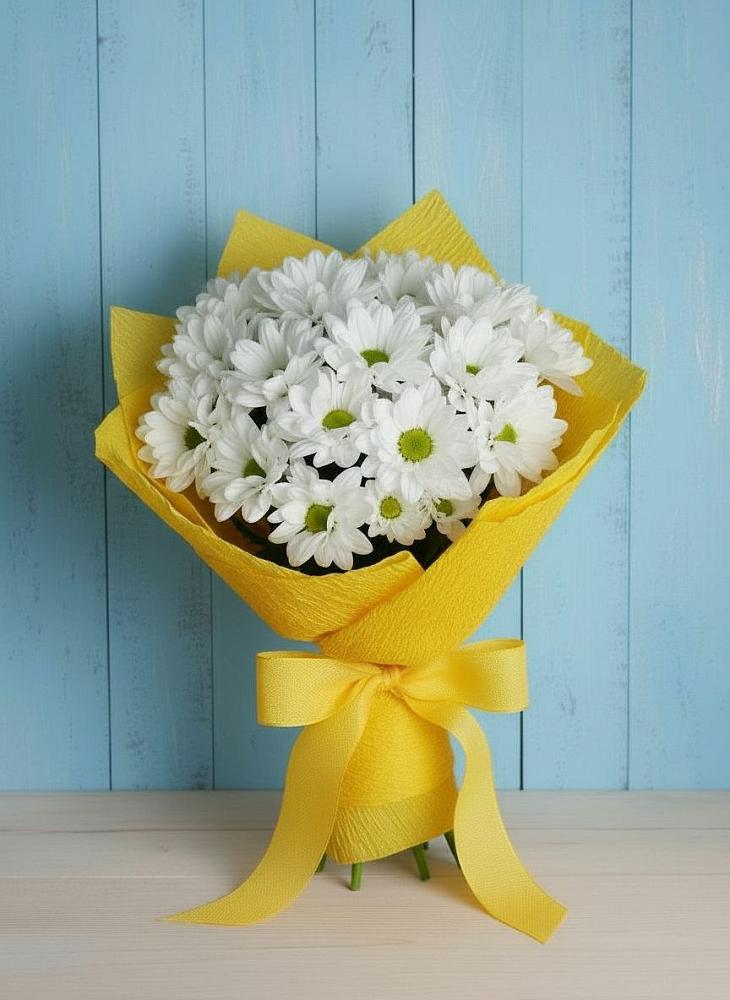 Букет цветов из: Хризантемы в Кривандино