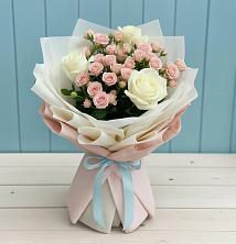 Букет цветов из:  Розы в Кривандино