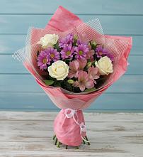 Букет цветов из:  Герберы #REPLACE_PRED# Кривандино