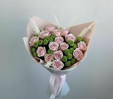 Букет цветов из:  Розы и Хризантемы #REPLACE_PRED# Кривандино