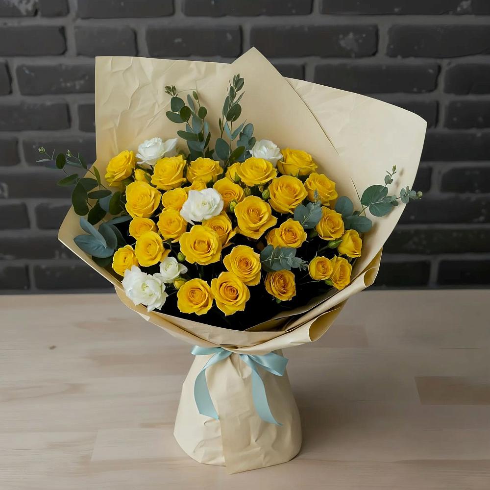 Букет цветов из: Розы в Кривандино