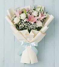 Букет цветов из:  Лилии в Кривандино